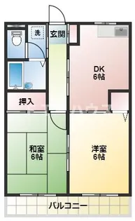 セイルオン【2階】の間取り