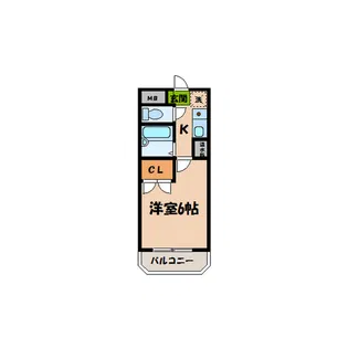 ウエストビレッジI【4階】の間取り