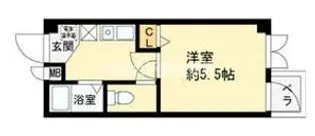 ロンモンターニュ小阪【2階】の間取り