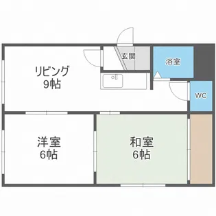 エージンコート元町【1階】の間取り