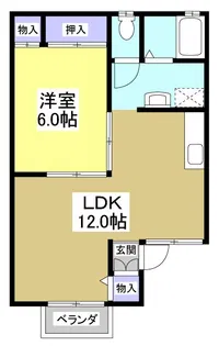 リヴェールC【1階】の間取り
