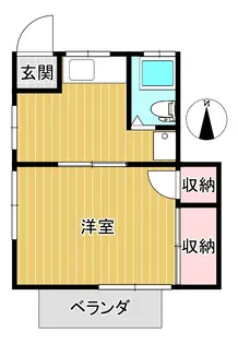マンション富士【1階】の間取り