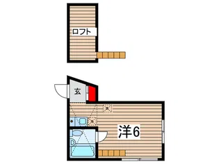 サンパレス新小岩【1階】の間取り