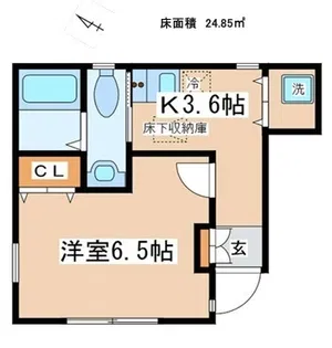 Gatherhouse溝の口II【1階】の間取り