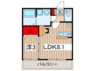 グランロッシュ【3階】の間取り