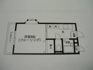 メゾン旭ケ丘【1階】の間取り