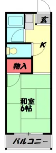 マンションベガ【3階】の間取り
