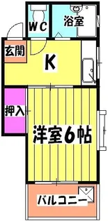 コーポ長崎【3階】の間取り