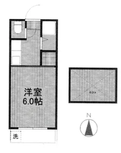 コーポラヴィアンローズ【2階】の間取り