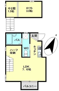 AI.ROOM【2階】の間取り