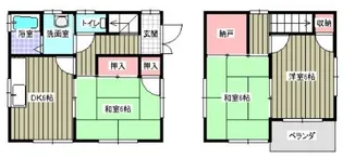 広島県福山市日吉台3【一戸建】の間取り