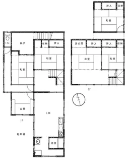 茨城県ひたちなか市和田町2【一戸建】の間取り
