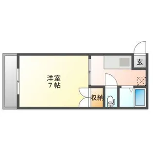 コーポパロス【2階】の間取り