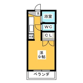 コーポセブンI【3階】の間取り