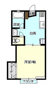 サンクレスト平成町【2階】の間取り