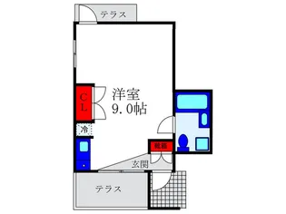 蛍テラス【1階】の間取り