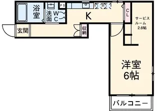 APEX ローゲン【2階】の間取り