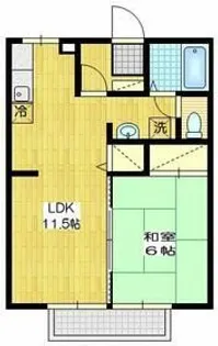 パルシティS【2階】の間取り