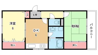 大阪府豊中市東泉丘2【マンション】の間取り