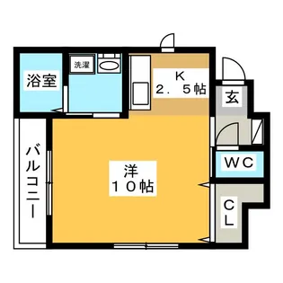 レヴァータ【1階】の間取り