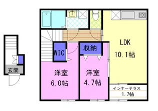 サンエリーハイム【2階】の間取り