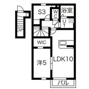East Village I棟【2階】の間取り
