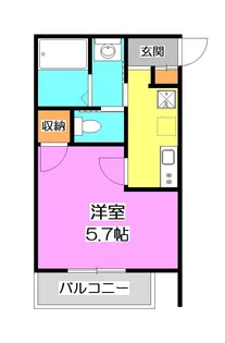 埼玉県所沢市東狭山ケ丘1【アパート】の間取り