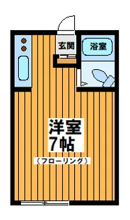 ハーレス高井戸【1階】の間取り