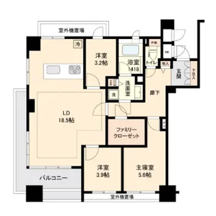 プロスペクト森下【2階】の間取り