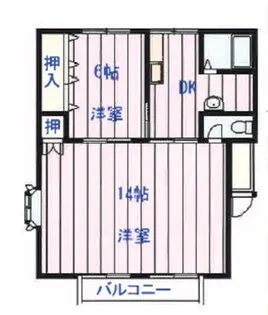 ジョイフル松島 II【2階】の間取り