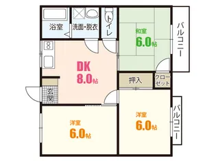 コーポ根石【3階】の間取り