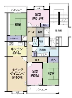 エミネンス長池南【3階】の間取り