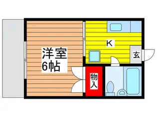 天風荘【1階】の間取り