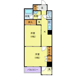 リアライズ千歳【7階】の間取り