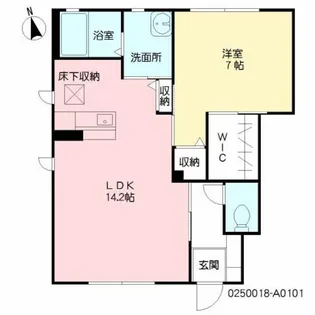 パーク神宮西【1階】の間取り