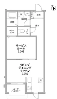 La Voie Lacte’e【3階】の間取り