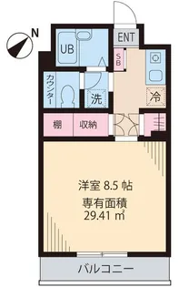 サウンドピア【2階】の間取り