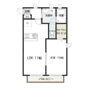 宮城県仙台市泉区南光台3【アパート】の間取り