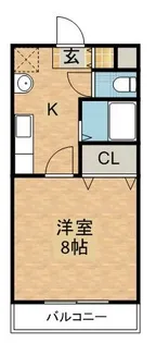 フレンチェスデン【3階】の間取り
