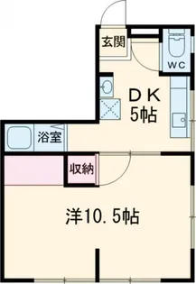 第二伊勢中川ハイツ【2階】の間取り