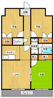 鶴羽ビル【10階】の間取り