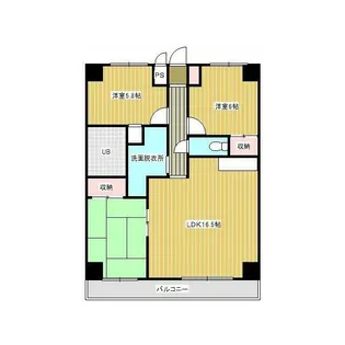 東京都葛飾区東水元1【マンション】の間取り