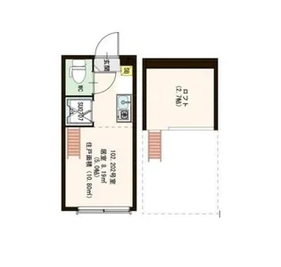 東京都杉並区和泉1【アパート】の間取り