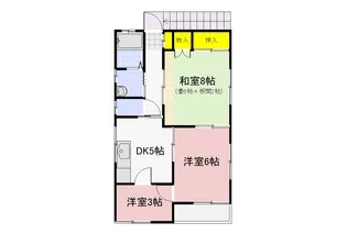 山岸AP2F【2階】の間取り