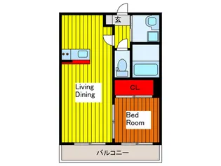 AXIA堀崎【3階】の間取り