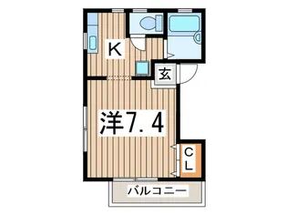 コ-トベル【2階】の間取り