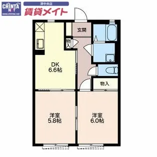 ぽえむ【1階】の間取り