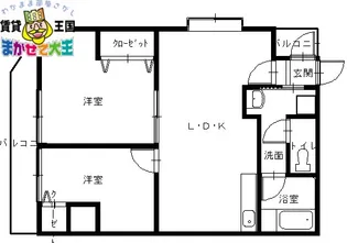 長崎県長崎市上西山町【マンション】の間取り