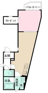 フローラ戸越公園【2階】の間取り