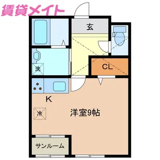 Plage【1階】の間取り